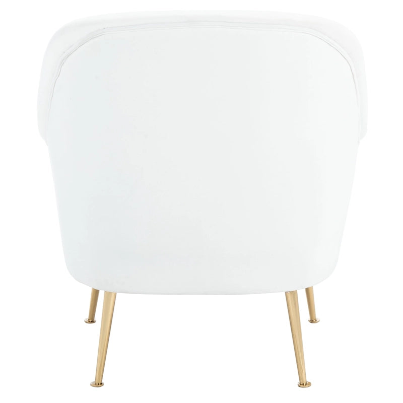 Fauteuil d'appoint SAFAVIEH Edina - 75 cm (L) x 78 cm (P) x 84 cm (H) - 76 cm (L) x 79 cm (P) x 84 cm (H)