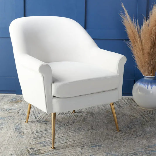 SAFAVIEH Edina Accent Chair - 29.5 W x 30.7 L x 32.9 H - 30Wx31Dx33H