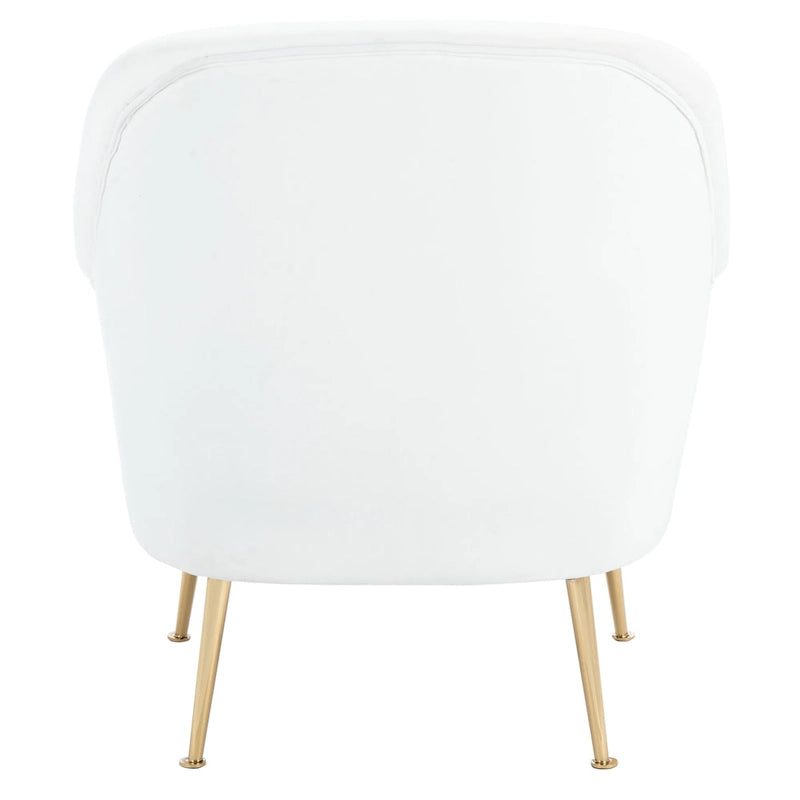 Fauteuil d'appoint SAFAVIEH Edina - 75 cm (L) x 78 cm (P) x 84 cm (H) - 76 cm (L) x 79 cm (P) x 84 cm (H)