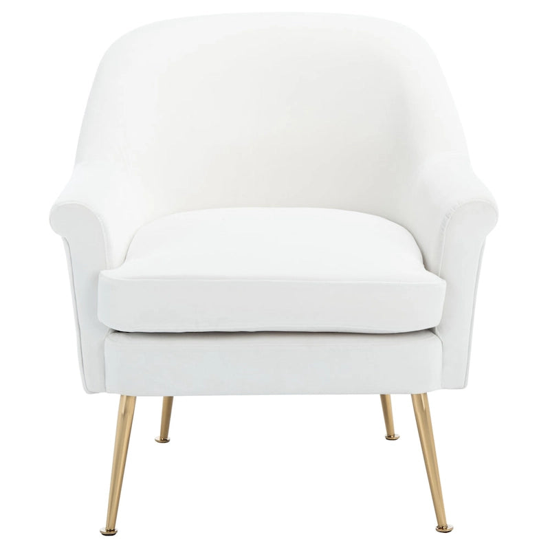 Fauteuil d'appoint SAFAVIEH Edina - 75 cm (L) x 78 cm (P) x 84 cm (H) - 76 cm (L) x 79 cm (P) x 84 cm (H)
