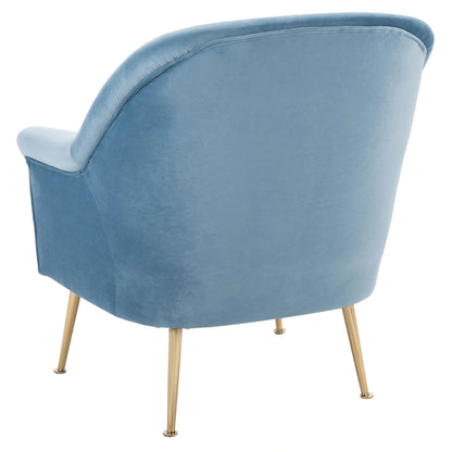Fauteuil d'appoint SAFAVIEH Edina - 75 cm (L) x 78 cm (P) x 84 cm (H) - 76 cm (L) x 79 cm (P) x 84 cm (H)