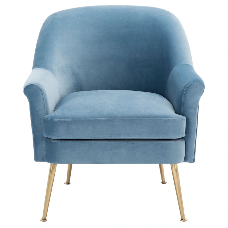 Fauteuil d'appoint SAFAVIEH Edina - 75 cm (L) x 78 cm (P) x 84 cm (H) - 76 cm (L) x 79 cm (P) x 84 cm (H)