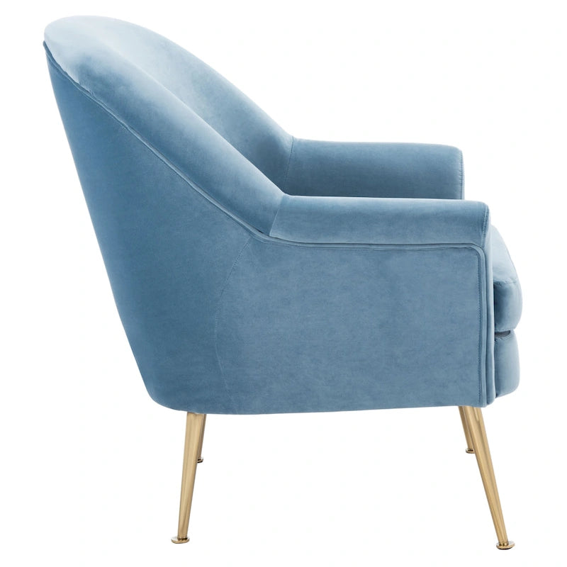 Fauteuil d'appoint SAFAVIEH Edina - 75 cm (L) x 78 cm (P) x 84 cm (H) - 76 cm (L) x 79 cm (P) x 84 cm (H)