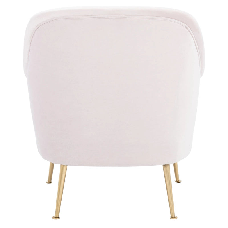 Fauteuil d'appoint SAFAVIEH Edina - 75 cm (L) x 78 cm (P) x 84 cm (H) - 76 cm (L) x 79 cm (P) x 84 cm (H)