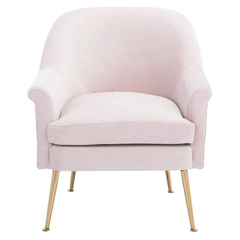 Fauteuil d'appoint SAFAVIEH Edina - 75 cm (L) x 78 cm (P) x 84 cm (H) - 76 cm (L) x 79 cm (P) x 84 cm (H)