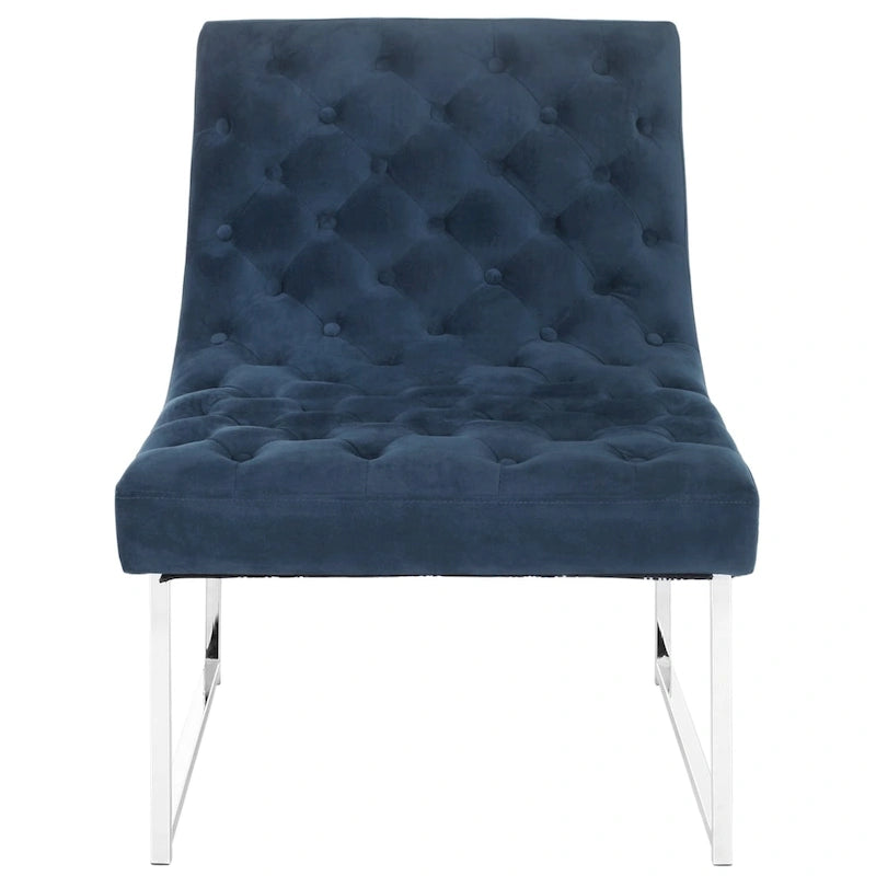 Fauteuil club capitonné Hadley de style moderne du milieu du siècle SAFAVIEH Jerilynn - 25 po L x 30 po P x 32 po H