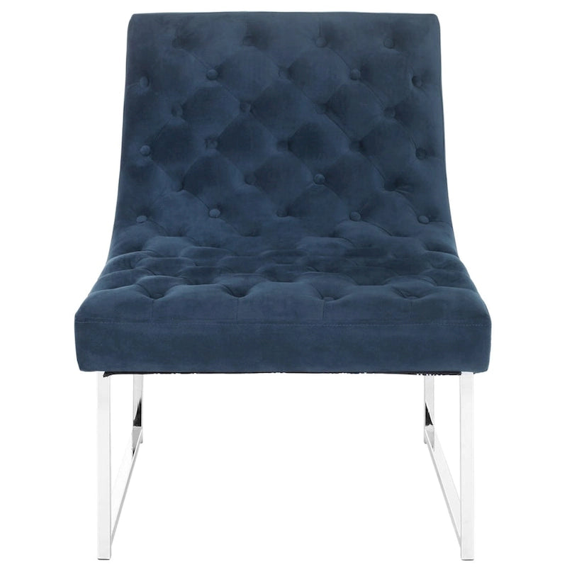 Fauteuil club capitonné Hadley de style moderne du milieu du siècle SAFAVIEH Jerilynn - 25 po L x 30 po P x 32 po H