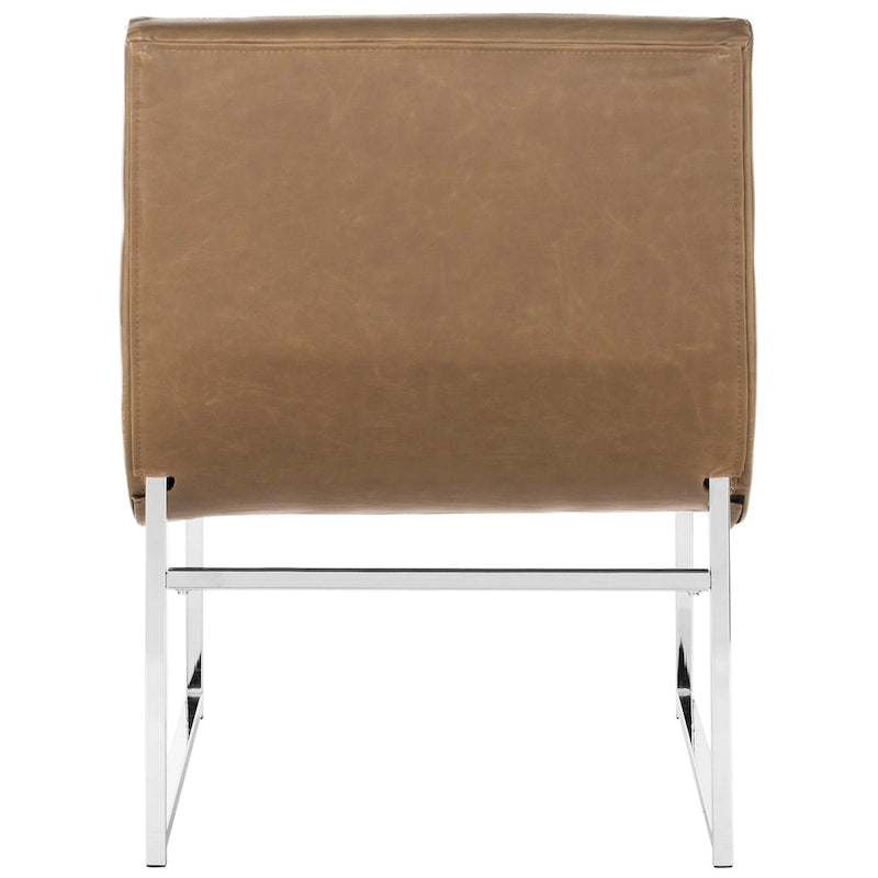 Fauteuil club capitonné Hadley de style moderne du milieu du siècle SAFAVIEH Jerilynn - 25 po L x 30 po P x 32 po H