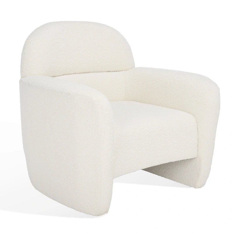 Fauteuil d'appoint SAFAVIEH Couture Dorlies Boucle - 84 cm L x 85 cm P x 86 cm H