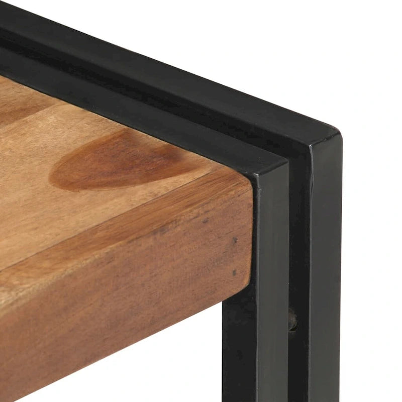 Meuble TV vidaXL 47,2 x 11,8 x 15,7 cm en bois massif avec finition