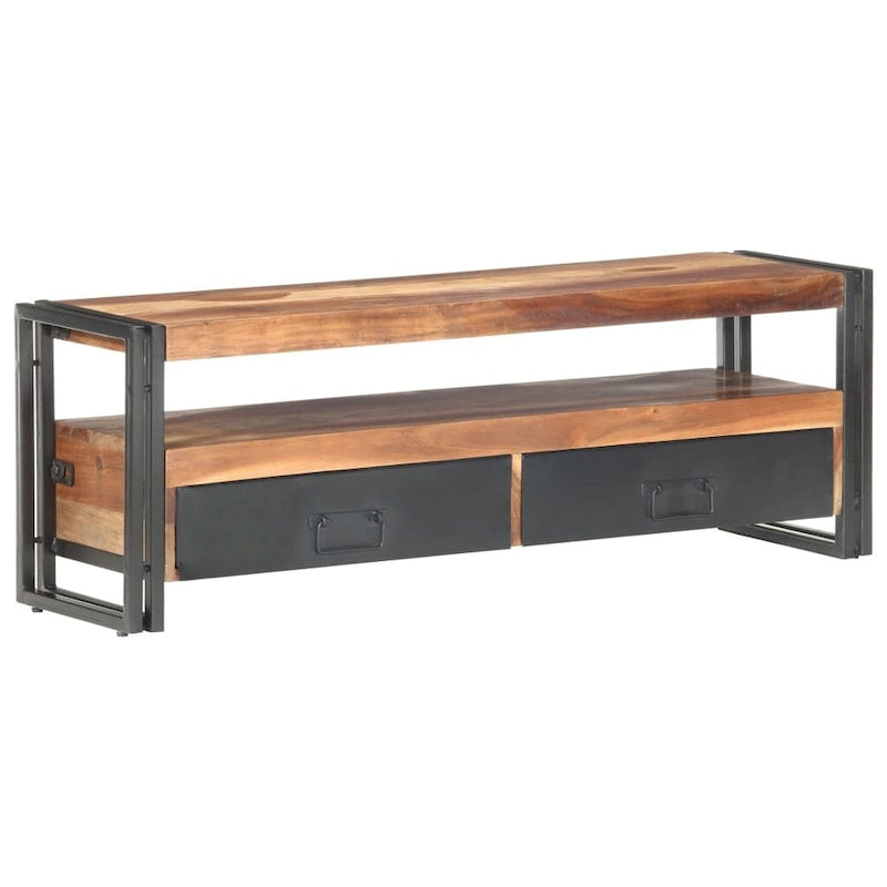Meuble TV vidaXL 47,2 x 11,8 x 15,7 cm en bois massif avec finition