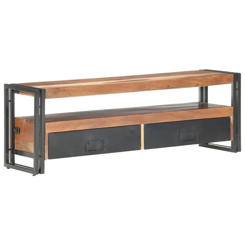 Meuble TV vidaXL 47,2 x 11,8 x 15,7 cm en bois massif avec finition