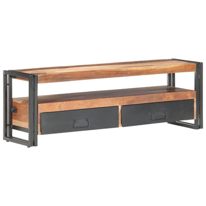 Meuble TV vidaXL 47,2 x 11,8 x 15,7 cm en bois massif avec finition