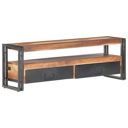 Meuble TV vidaXL 47,2 x 11,8 x 15,7 cm en bois massif avec finition