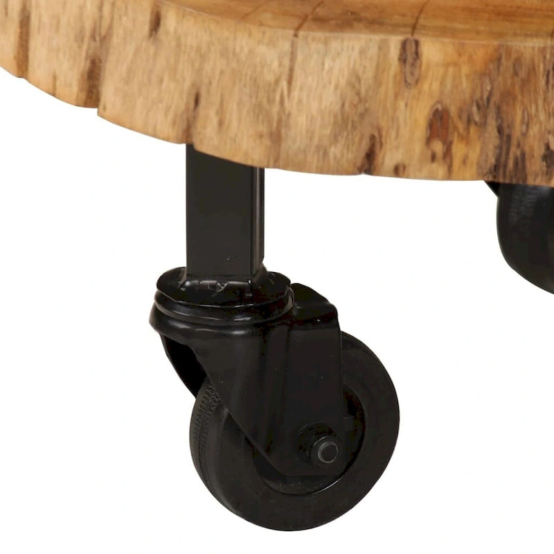 Table basse vidaXL en bois massif d'acacia 23,6 x 21,7 x 9,8
