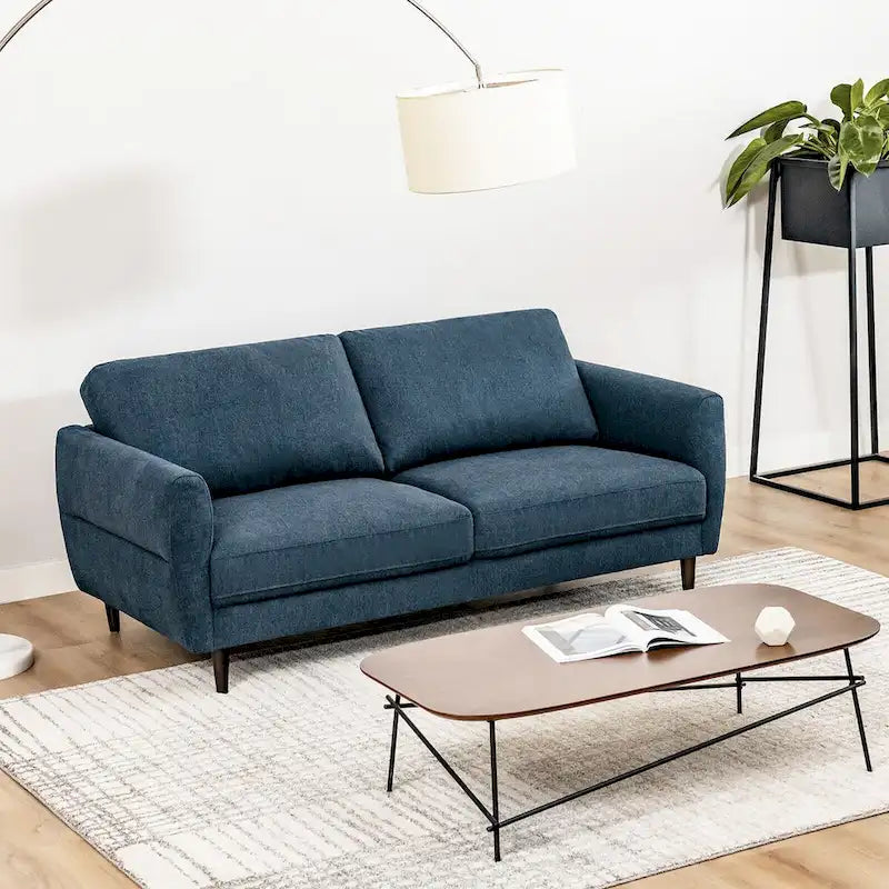 Canapé en tissu Gymax 72 pour salon, petit appartement, avec