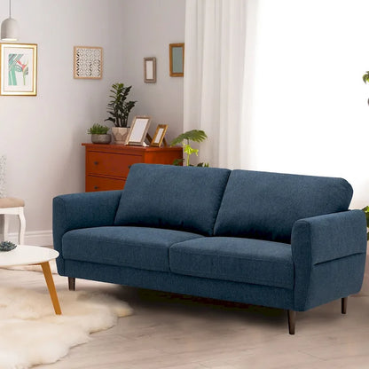 Canapé en tissu Gymax 72 pour salon, petit appartement, avec