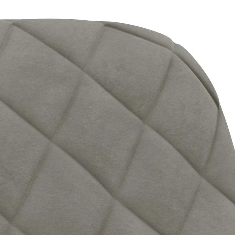 Chaises de salle à manger pivotantes vidaXL, lot de 2, style moderne, revêtement en velours - 20,3 x 23,2 x 32,9