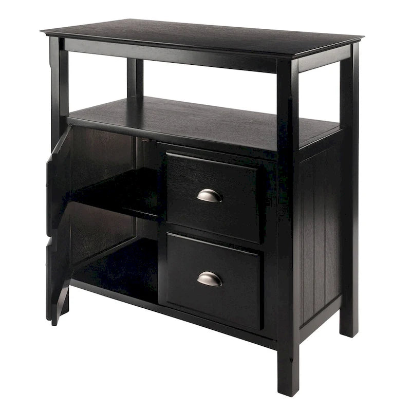 Buffet noir - 91,4 x 45,8 x 91,4 cm