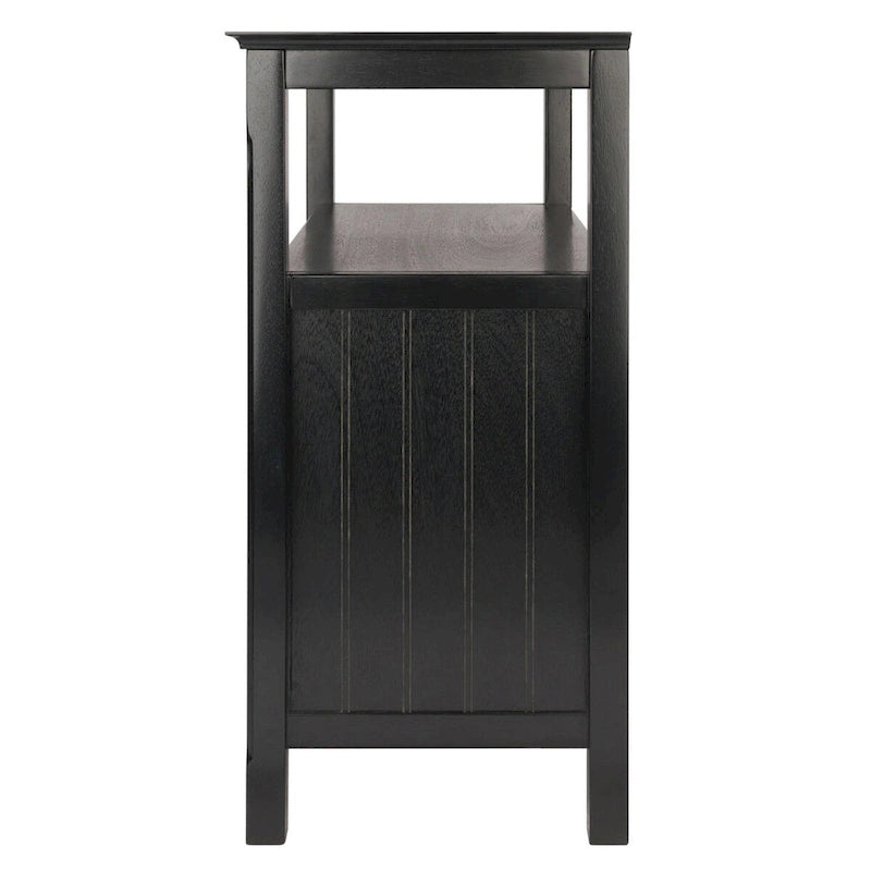 Buffet noir - 91,4 x 45,8 x 91,4 cm