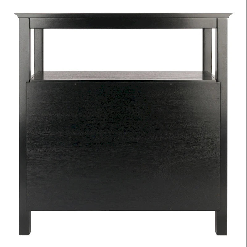 Buffet noir - 91,4 x 45,8 x 91,4 cm