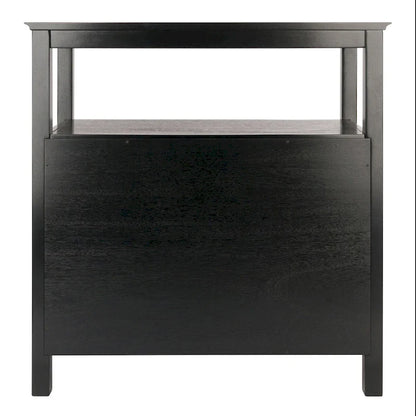 Buffet noir - 91,4 x 45,8 x 91,4 cm