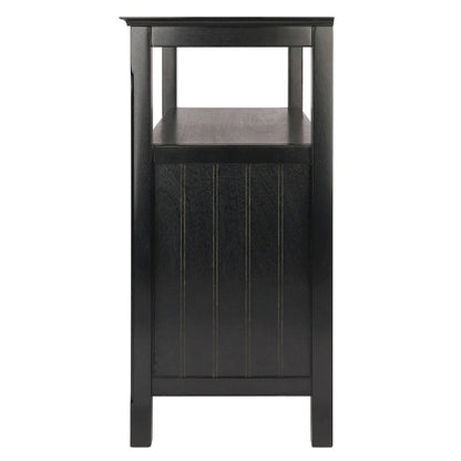 Buffet noir - 91,4 x 45,8 x 91,4 cm