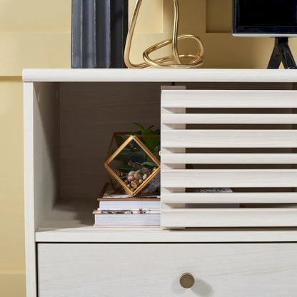 Meuble TV SAFAVIEH Ciera à 3 tiroirs (pour téléviseur à écran plat 65 pouces) - 149 cm x 38,6 cm x 60,7 cm (58,7 po x 15,2 po x 23,9 po) - 150 cm (L) x 38 cm (P) x 61 cm (H)