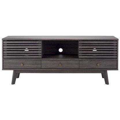 Meuble TV SAFAVIEH Ciera à 3 tiroirs (pour téléviseur à écran plat 65 pouces) - 149 cm x 38,6 cm x 60,7 cm (58,7 po x 15,2 po x 23,9 po) - 150 cm (L) x 38 cm (P) x 61 cm (H)