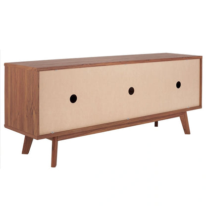 Meuble TV SAFAVIEH Ciera à 3 tiroirs (pour téléviseur à écran plat 65 pouces) - 149 cm x 38,6 cm x 60,7 cm (58,7 po x 15,2 po x 23,9 po) - 150 cm (L) x 38 cm (P) x 61 cm (H)