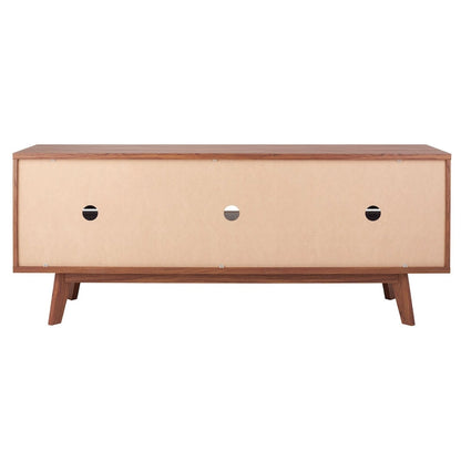 Meuble TV SAFAVIEH Ciera à 3 tiroirs (pour téléviseur à écran plat 65 pouces) - 149 cm x 38,6 cm x 60,7 cm (58,7 po x 15,2 po x 23,9 po) - 150 cm (L) x 38 cm (P) x 61 cm (H)