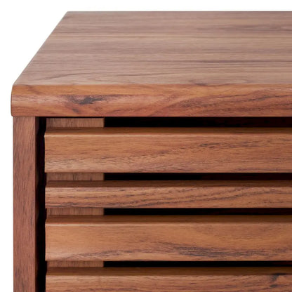 Meuble TV SAFAVIEH Ciera à 3 tiroirs (pour téléviseur à écran plat 65 pouces) - 149 cm x 38,6 cm x 60,7 cm (58,7 po x 15,2 po x 23,9 po) - 150 cm (L) x 38 cm (P) x 61 cm (H)