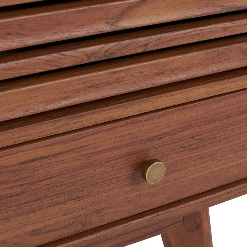 Meuble TV SAFAVIEH Ciera à 3 tiroirs (pour téléviseur à écran plat 65 pouces) - 149 cm x 38,6 cm x 60,7 cm (58,7 po x 15,2 po x 23,9 po) - 150 cm (L) x 38 cm (P) x 61 cm (H)