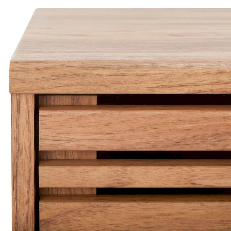 Meuble TV SAFAVIEH Ciera à 3 tiroirs (pour téléviseur à écran plat 65 pouces) - 149 cm x 38,6 cm x 60,7 cm (58,7 po x 15,2 po x 23,9 po) - 150 cm (L) x 38 cm (P) x 61 cm (H)