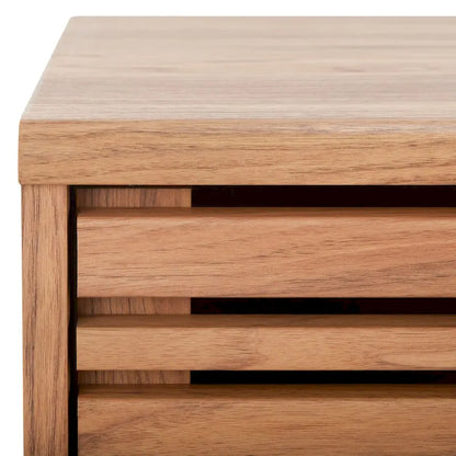Meuble TV SAFAVIEH Ciera à 3 tiroirs (pour téléviseur à écran plat 65 pouces) - 149 cm x 38,6 cm x 60,7 cm (58,7 po x 15,2 po x 23,9 po) - 150 cm (L) x 38 cm (P) x 61 cm (H)