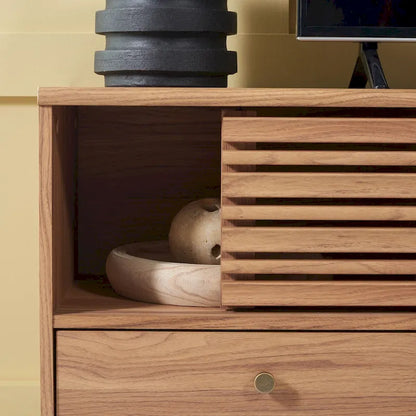 Meuble TV SAFAVIEH Ciera à 3 tiroirs (pour téléviseur à écran plat 65 pouces) - 149 cm x 38,6 cm x 60,7 cm (58,7 po x 15,2 po x 23,9 po) - 150 cm (L) x 38 cm (P) x 61 cm (H)