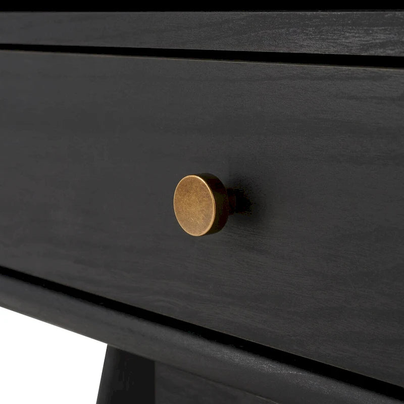 Meuble TV SAFAVIEH Ciera à 3 tiroirs (pour téléviseur à écran plat 65 pouces) - 149 cm x 38,6 cm x 60,7 cm (58,7 po x 15,2 po x 23,9 po) - 150 cm (L) x 38 cm (P) x 61 cm (H)