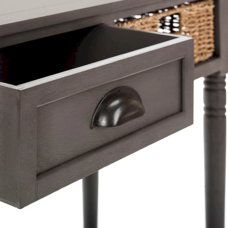 Console SAFAVIEH Edyth grise - 44,5 x 13,4 x 31,5 cm - 45 cm L x 13 cm P x 32 cm H