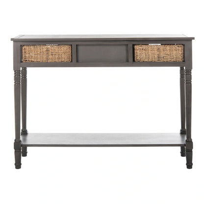 Console SAFAVIEH Edyth grise - 44,5 x 13,4 x 31,5 cm - 45 cm L x 13 cm P x 32 cm H