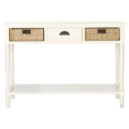 Console SAFAVIEH Edyth grise - 44,5 x 13,4 x 31,5 cm - 45 cm L x 13 cm P x 32 cm H