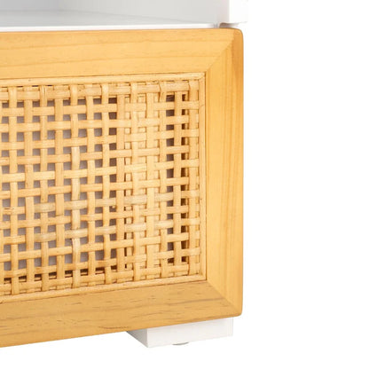 Meuble TV SAFAVIEH Kaitlyn à 2 tiroirs et 1 étagère (compatible avec les téléviseurs à écran plat jusqu'à 55 pouces) - 48 po L x 16 po P x 17 po H