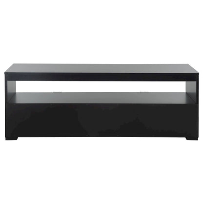 Meuble TV SAFAVIEH Kaitlyn à 2 tiroirs et 1 étagère (compatible avec les téléviseurs à écran plat jusqu'à 55 pouces) - 48 po L x 16 po P x 17 po H