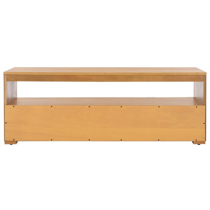 Meuble TV SAFAVIEH Kaitlyn à 2 tiroirs et 1 étagère (compatible avec les téléviseurs à écran plat jusqu'à 55 pouces) - 48 po L x 16 po P x 17 po H