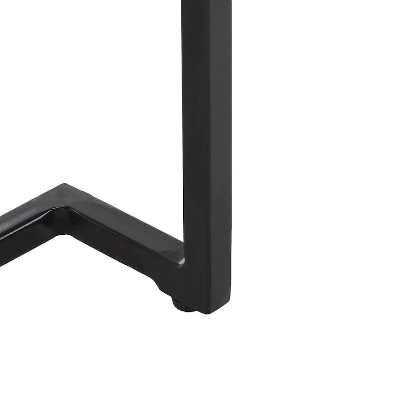Table d'appoint rectangulaire à une étagère SAFAVIEH Malvina - 61 cm L x 36 cm P x 61 cm H