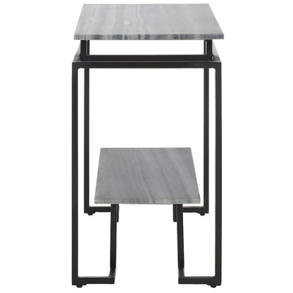 Table d'appoint rectangulaire à une étagère SAFAVIEH Malvina - 61 cm L x 36 cm P x 61 cm H