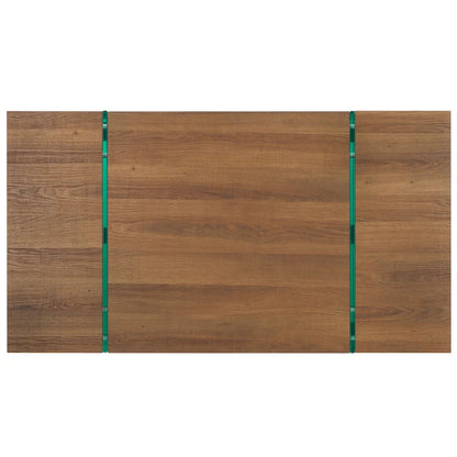 Table basse rectangulaire SAFAVIEH Pluma à pieds en verre - 43,3 cm L x 23,6 cm l x 15,7 cm H - 43 cm L x 24 cm P x 16 cm H