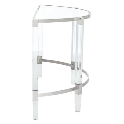 Console en acrylique Gunel de SAFAVIEH Couture - 120 cm (L) x 45 cm (l) x 73 cm (H)