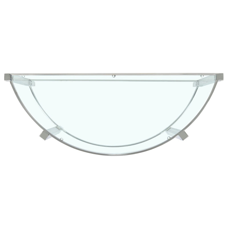 Console en acrylique Gunel de SAFAVIEH Couture - 120 cm (L) x 45 cm (l) x 73 cm (H)