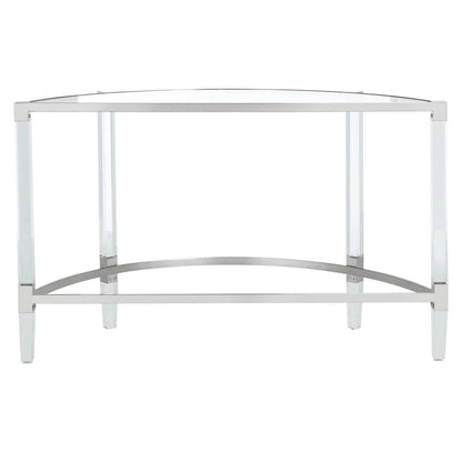 Console en acrylique Gunel de SAFAVIEH Couture - 120 cm (L) x 45 cm (l) x 73 cm (H)