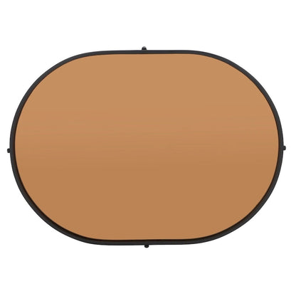 Table basse ovale miroir Glendora de SAFAVIEH - 81 cm L x 58 cm P x 36 cm H